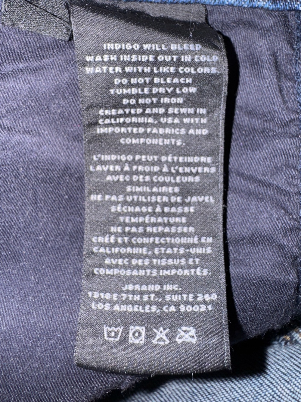 J Brand Alana High Rise Crop Skinny Jeans Dark Wash Stretch Denim Size 30 - Picture 11 of 13